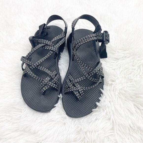 Chaco Zx2 Double Strapped Boost Black Sandals - Picture 2 of 8